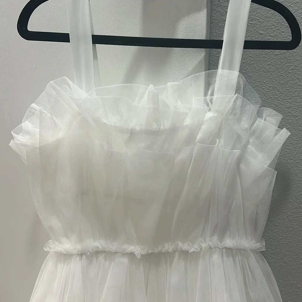 Birdy Grey White Tulle Dress - Picture 5 of 6